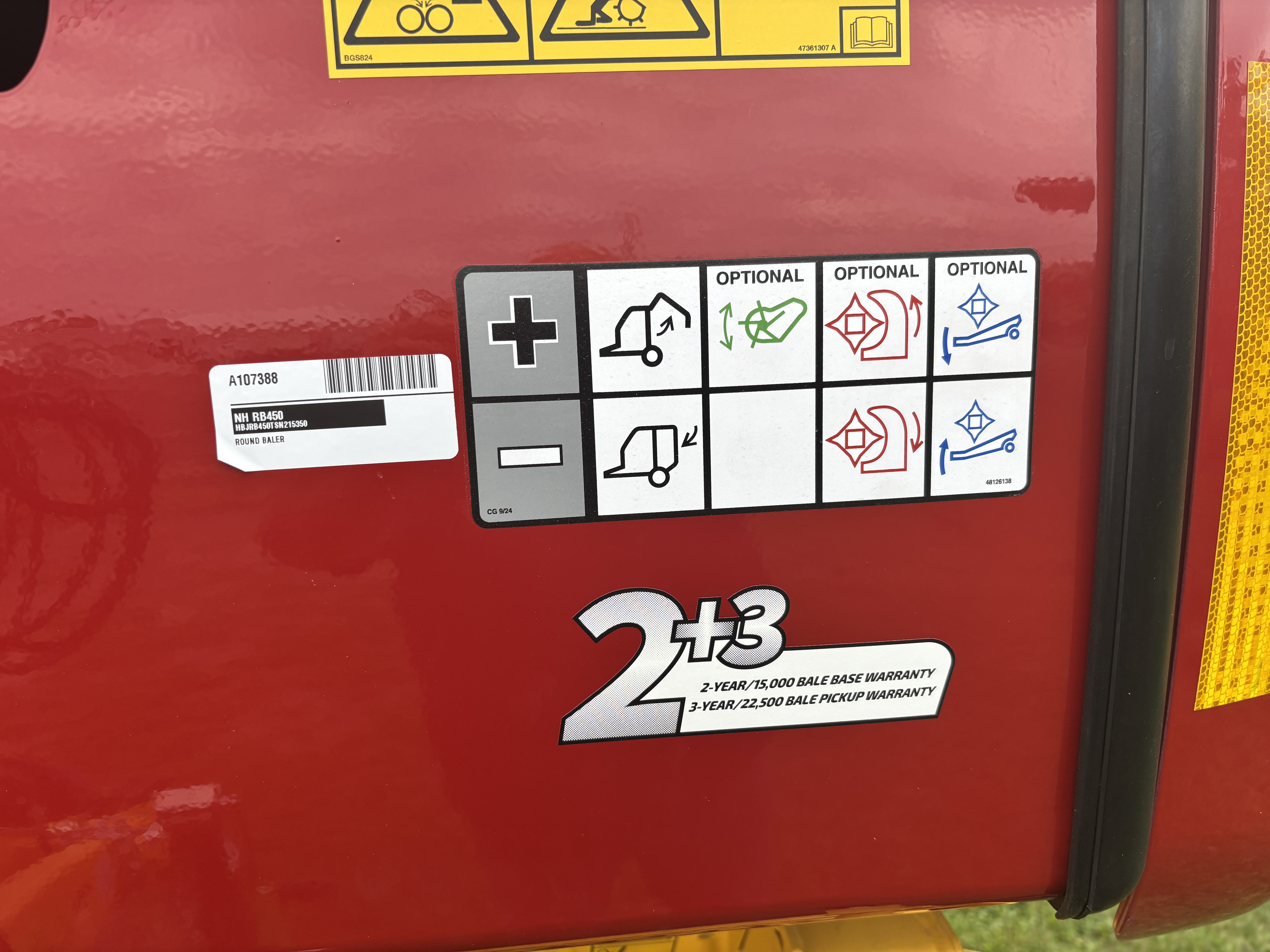 2025 New Holland RB450 Baler/Round