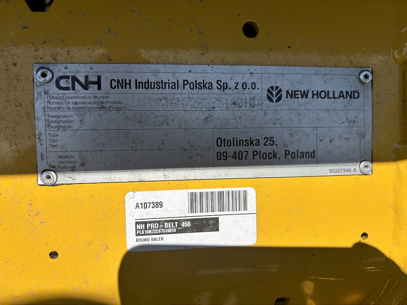 2025 New Holland PRO-BELT_450 Baler/Round