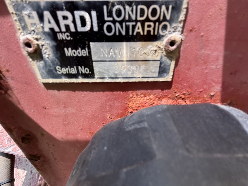 2007 Hardi NAV1000 Sprayer