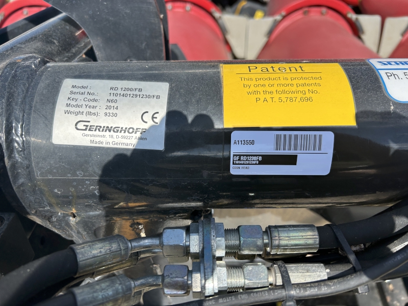 2014 Geringhoff RD1230FB Header Corn Head