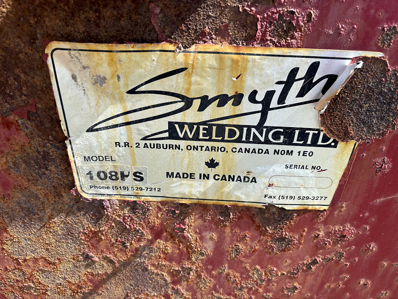 2010 Smyth 108-HS Snow Blower