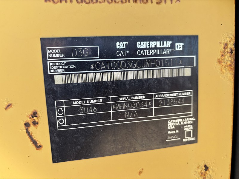 2005 Caterpillar D3GXL Dozer