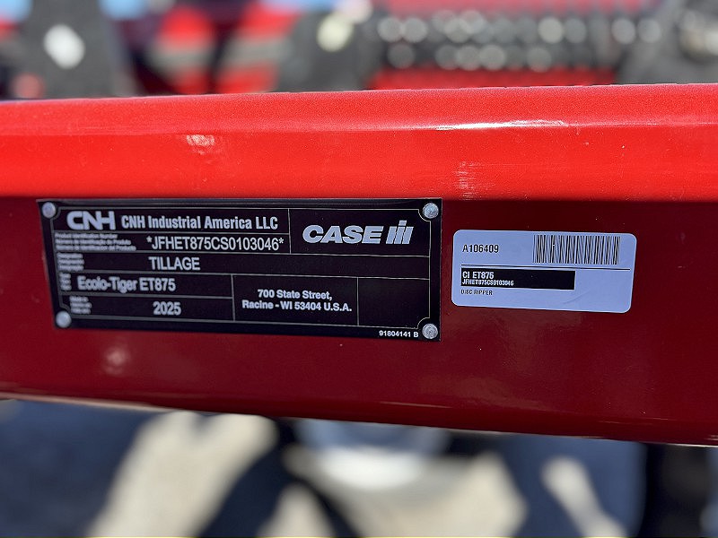 2025 Case IH ET875 Disk Ripper
