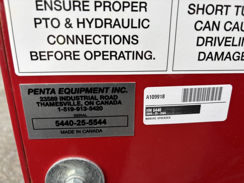 2025 Hagedorn 5440 Manure Spreader
