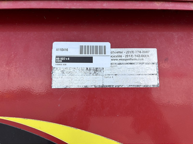 2014 H&S SD7+4 Forage Box