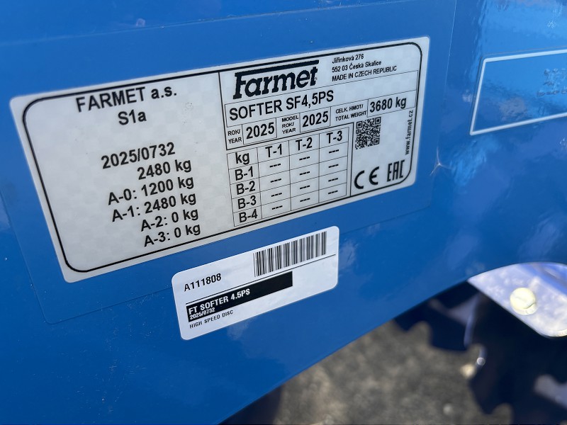 2025 Farmet SOFTER 4.5PS Compact Disc