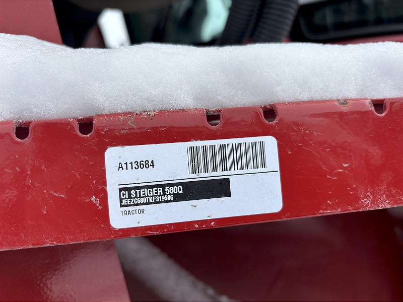 2019 Case IH STEIGER 580Q Tractor 4WD