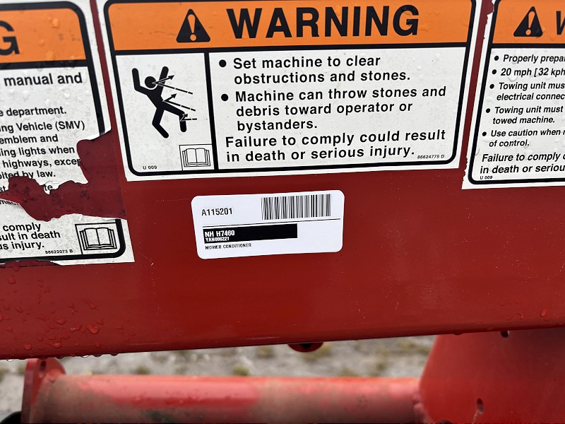 2010 New Holland H7460 Mower Conditioner