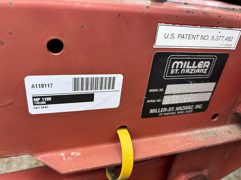 2008 Miller Pro 1100 Rake