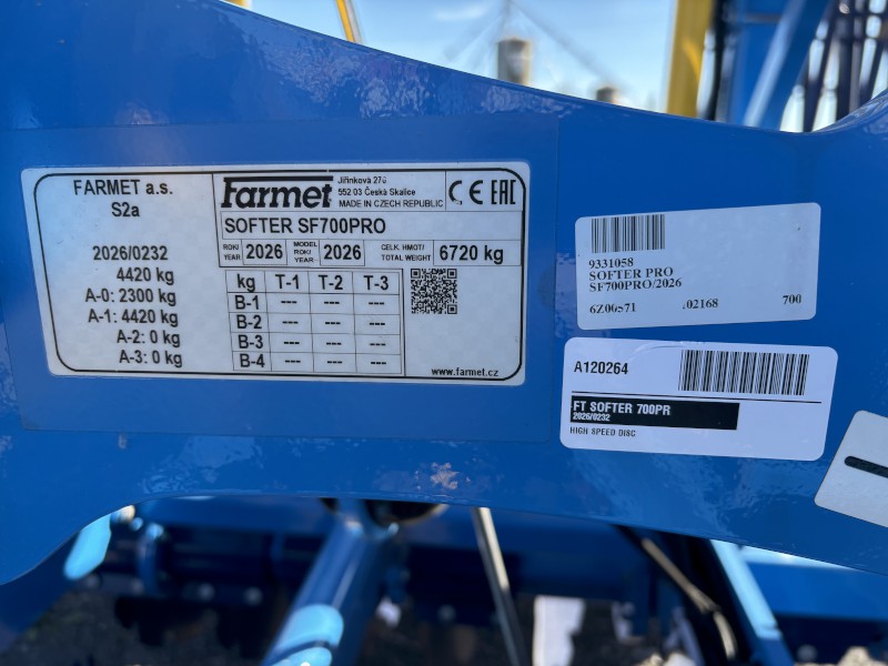 2026 Farmet SOFTER 700PR Compact Disc