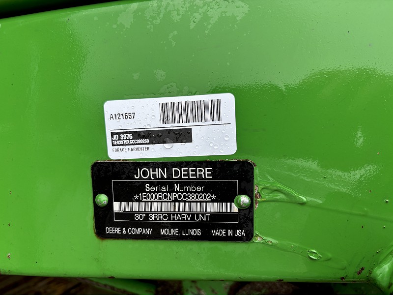2012 John Deere 3975 Forage Harvester
