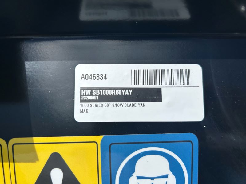 2022 Horst SB1000R60YAY Snow Blade