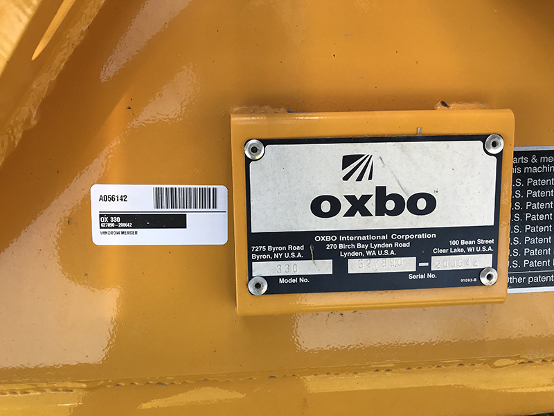 2014 Oxbo 330 Windrow Merger