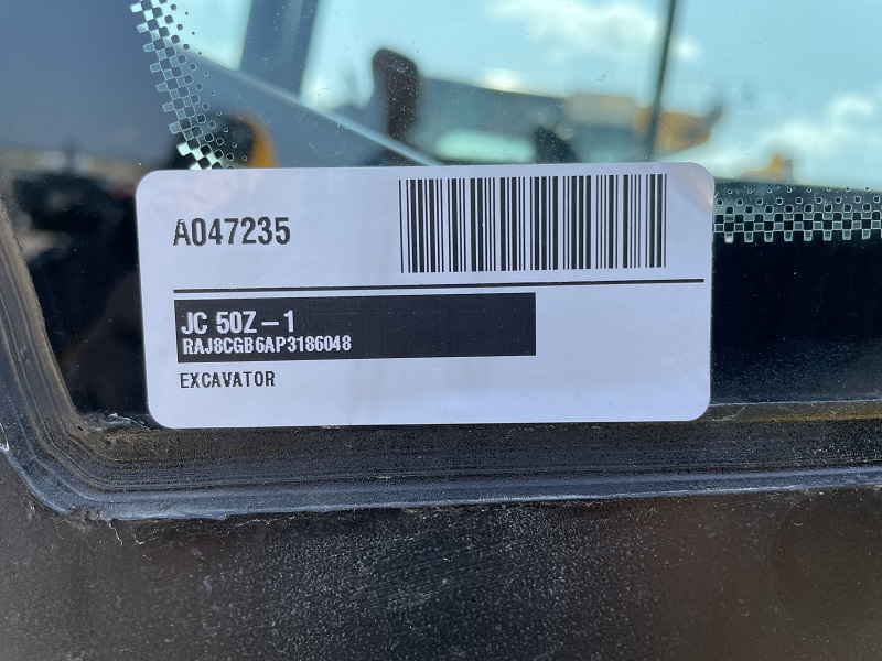 2023 JCB 50Z-1 Excavator