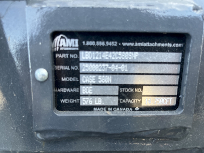 2025 AMI Attachments 42" Bucket