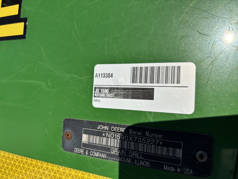 2009 John Deere 1590 Drill