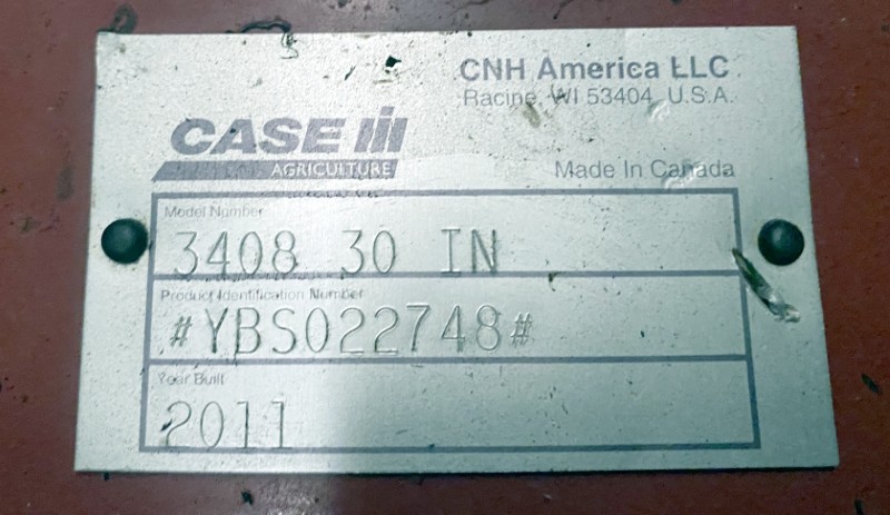 2011 Case IH 3408 Header Corn Head