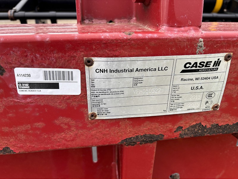 2015 Case IH 3162-40 Header Draper Flex