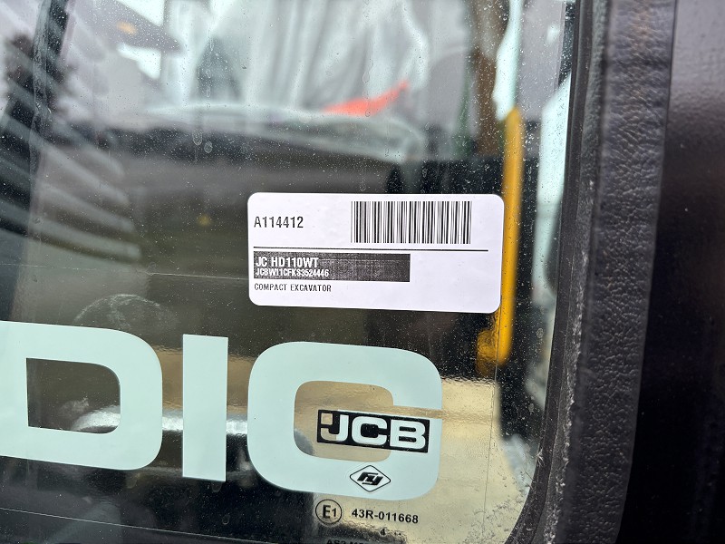 2025 JCB HD110WT Excavator