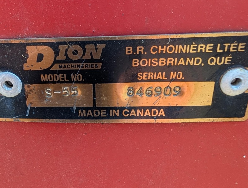 1998 Dion S-55 Forage Blower
