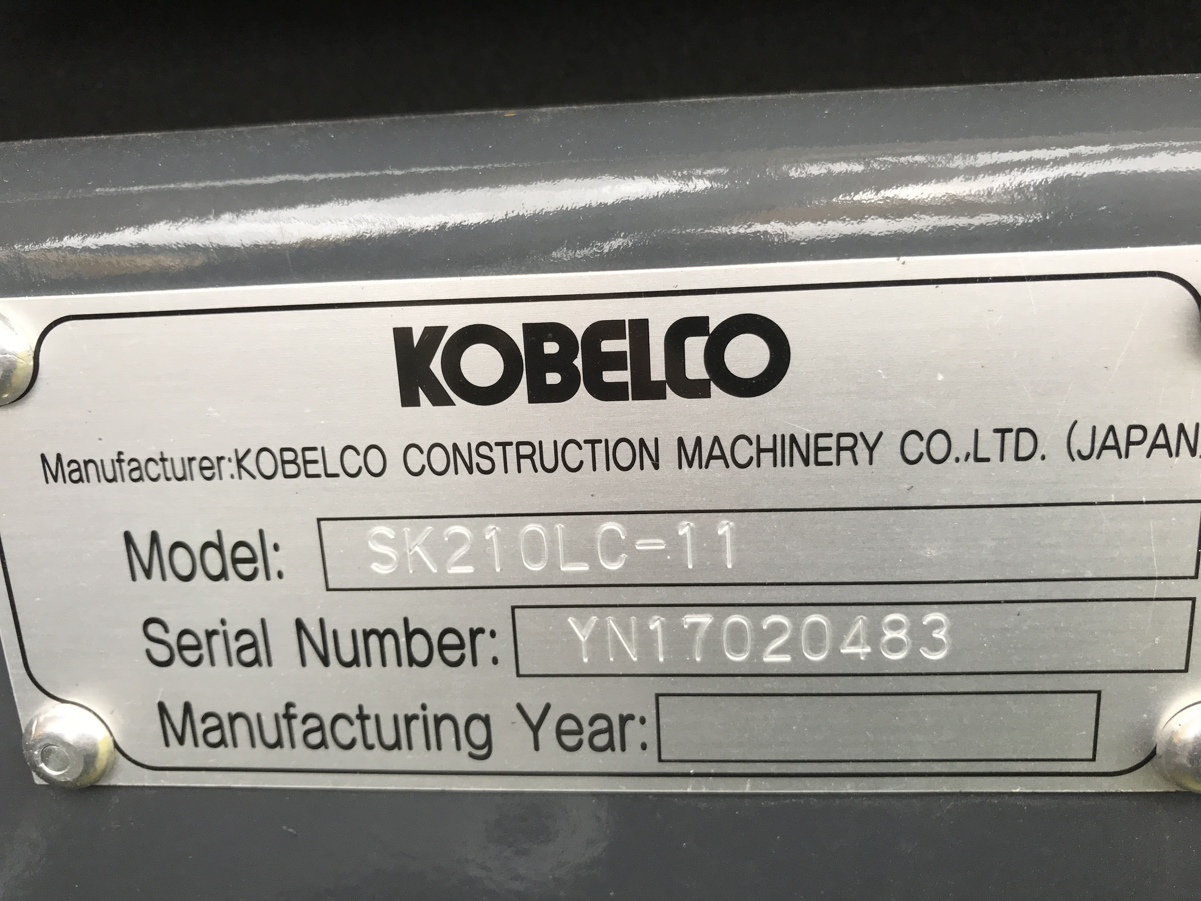 2023 Kobelco SK210LC-11 Excavator