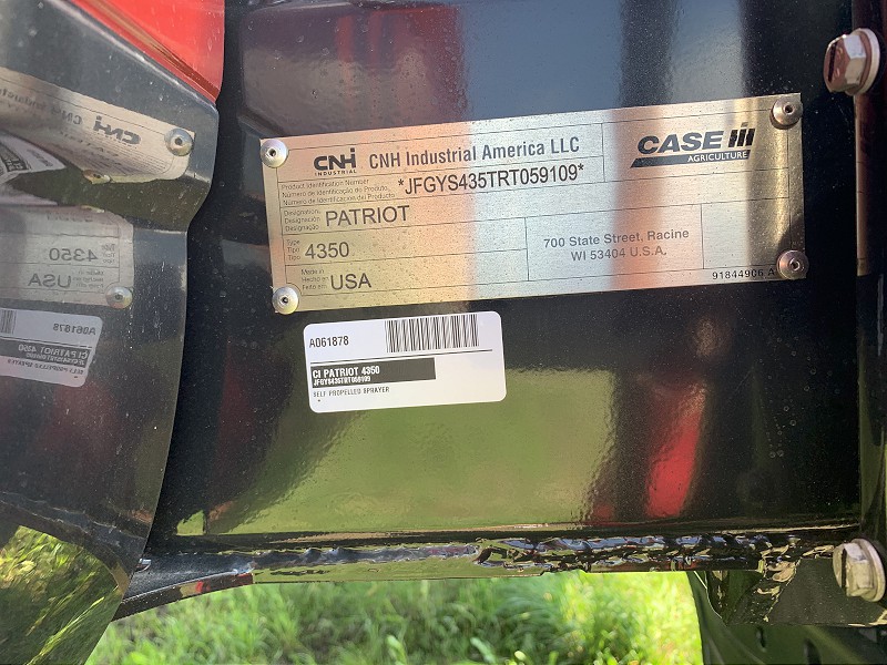 2024 Case IH PATRIOT 4350 Sprayer/High Clearance