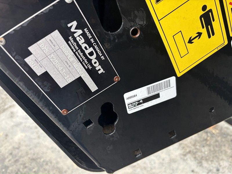 2018 MacDon FD75-45 Header Draper Flex