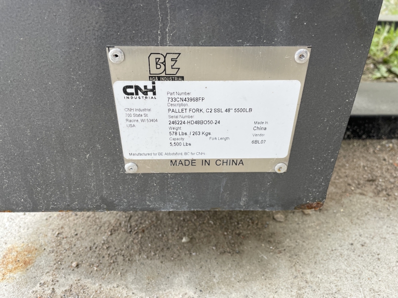 2024 CNH HD5548BO500 Pallet Fork