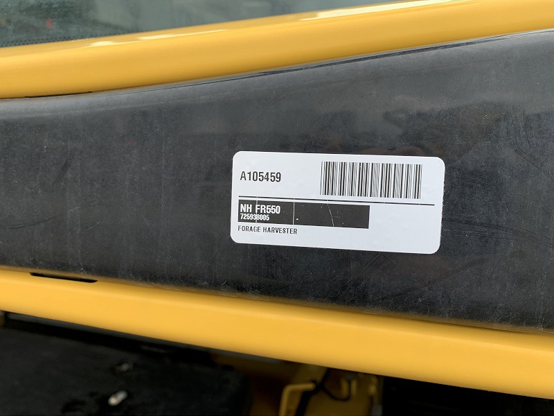 2018 New Holland FR550 Forage Harvester