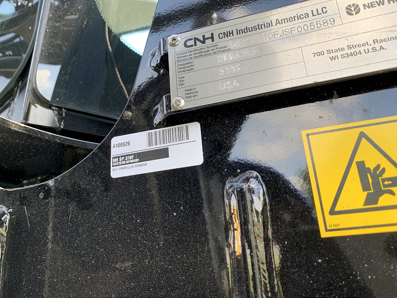 2025 New Holland SP.310F Sprayer/High Clearance