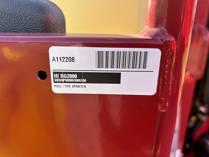 2025 Hardi RG2000 Sprayer