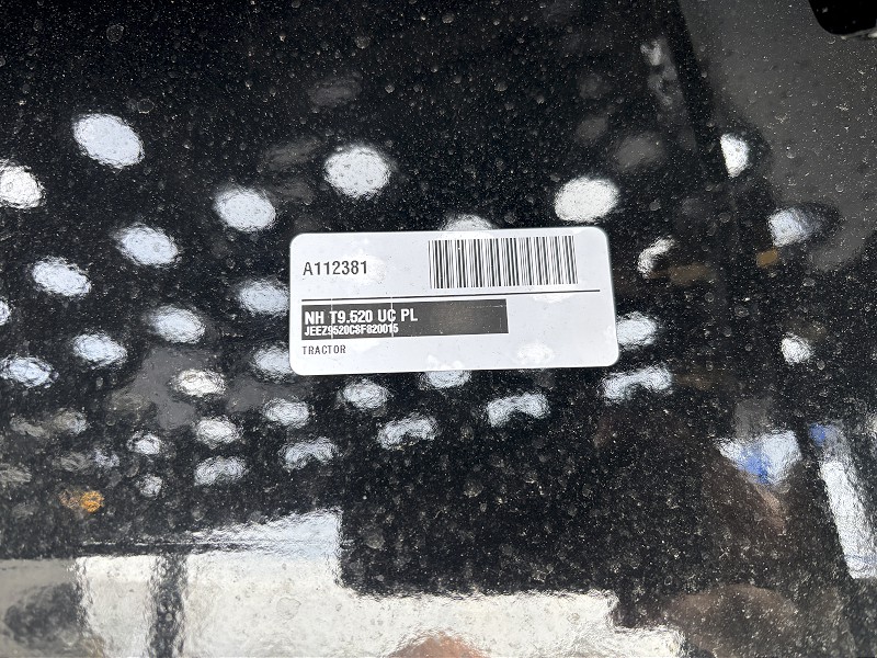 2025 New Holland T9.520 UC PL Tractor