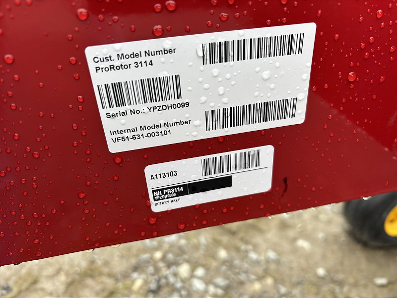 2026 New Holland PR3114 Rake