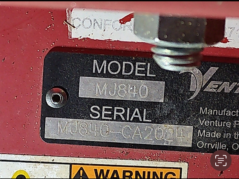 2015 Ventrac MJ840 Mower