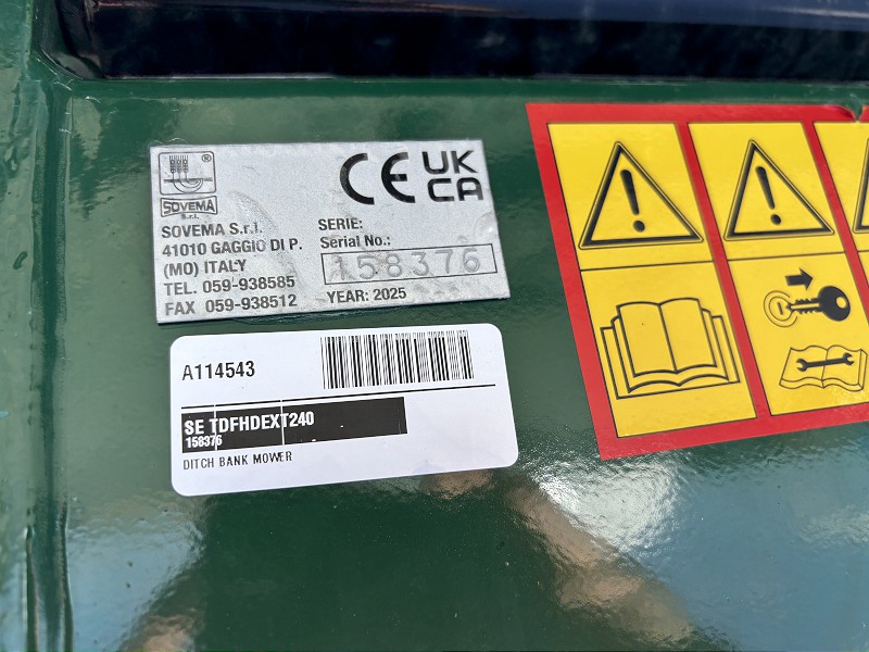 2025 Sovema TDFHDEXT240 Mower