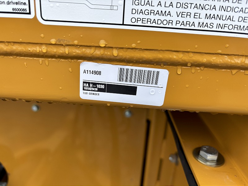 2025 Haybuster H-1030 Tub Grinder