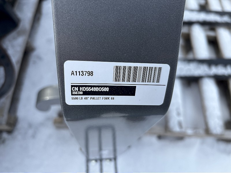 2025 CNH HD5548AO600 Pallet Fork