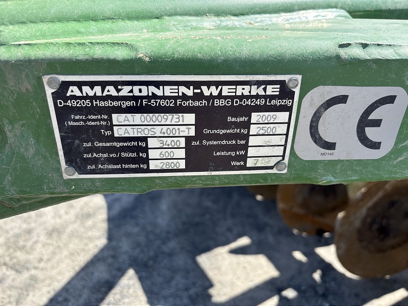 2009 Amazone CATROS4001-T Compact Disc