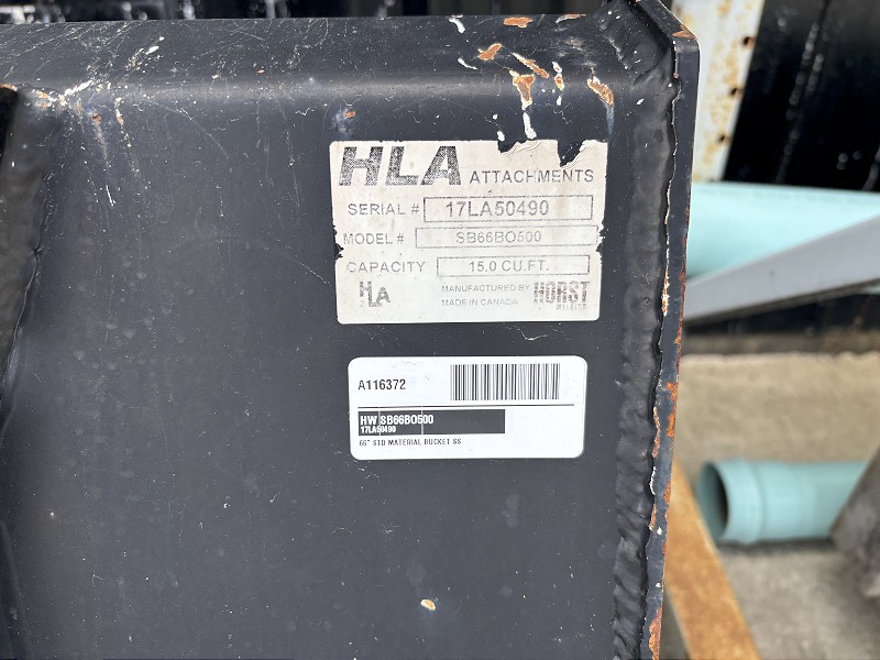 2017 Horst SB66BO500 Bucket