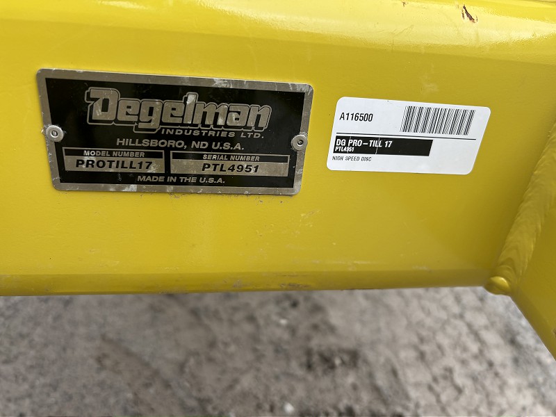 2021 Degelman PRO-TILL 17 Compact Disc