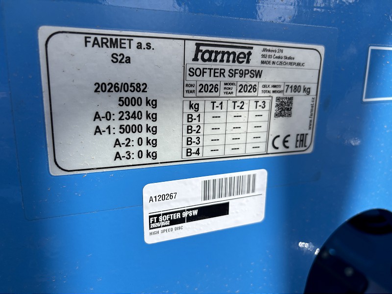 2026 Farmet SOFTER 9PSW Compact Disc
