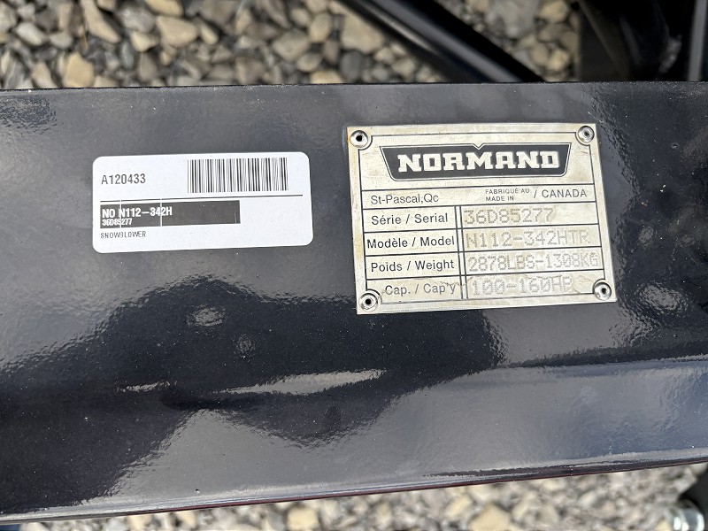 2026 Normand N112-342H Snow Blower