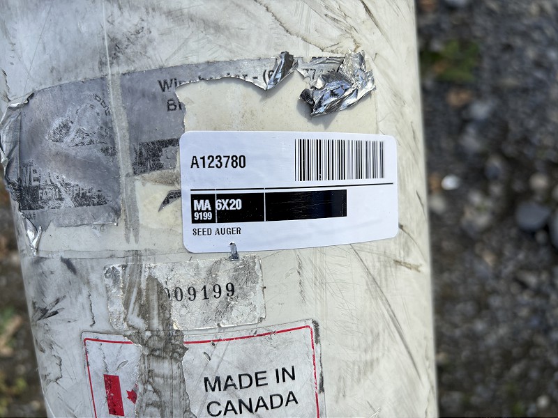 2012 Market 6X20 Grain Auger