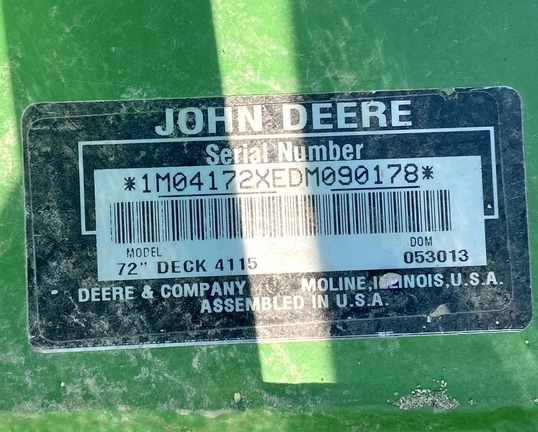 2013 John Deere 2032R Tractor Compact