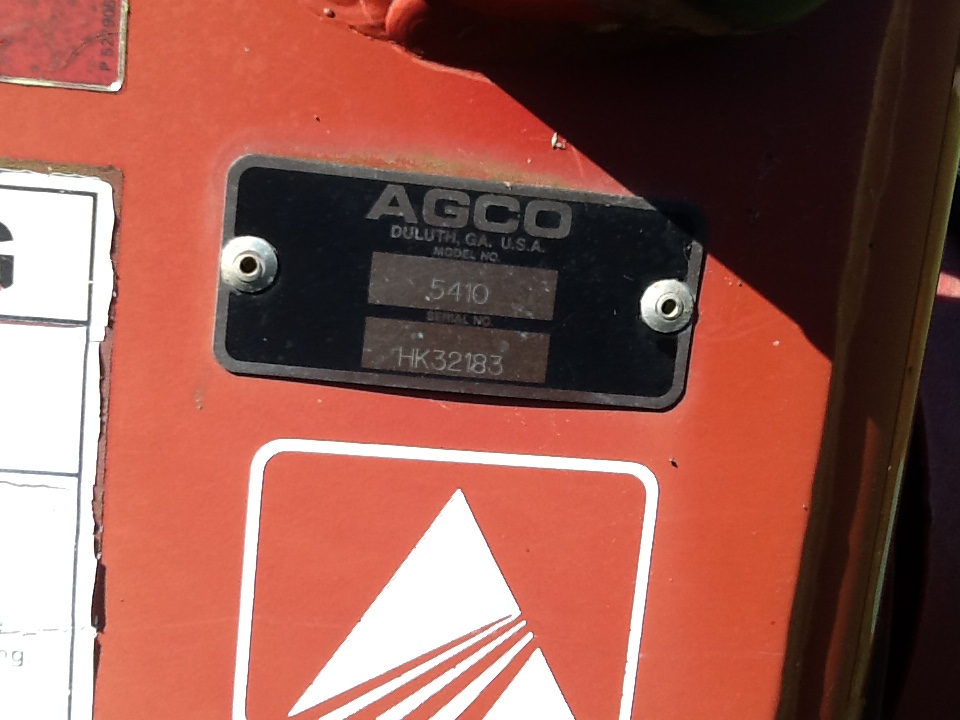 AGCO New Idea 5410 Mower/Disc