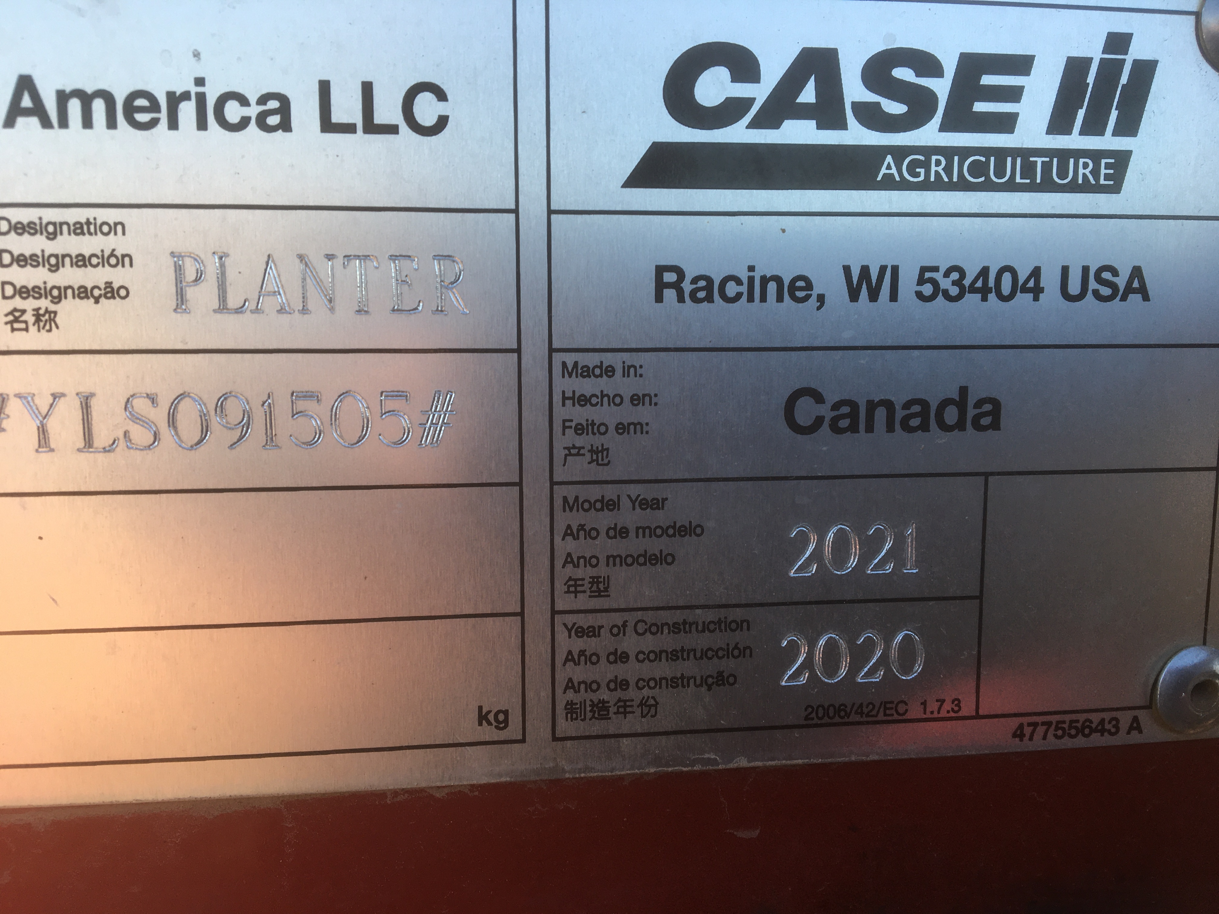 2021 Case IH 2150 Planter