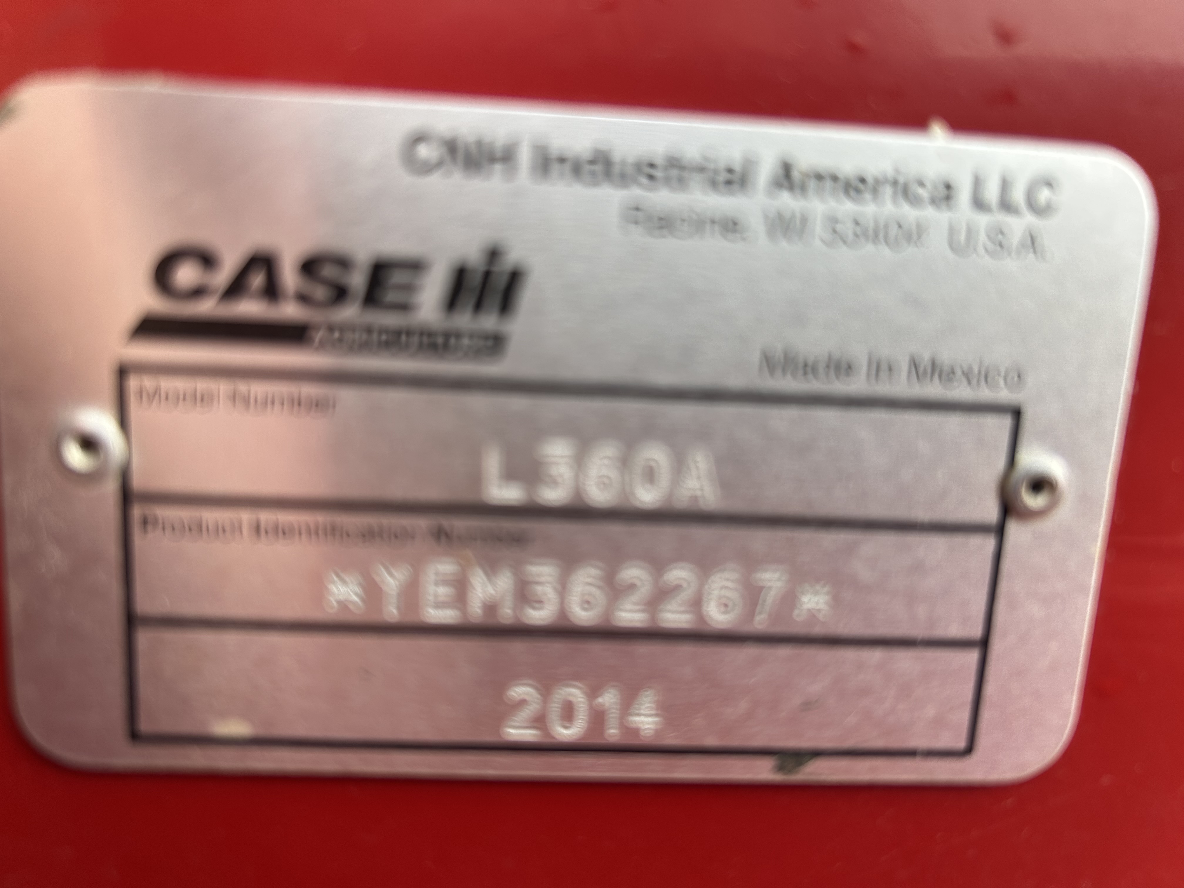 2014 Case IH Farmall 50C Tractor