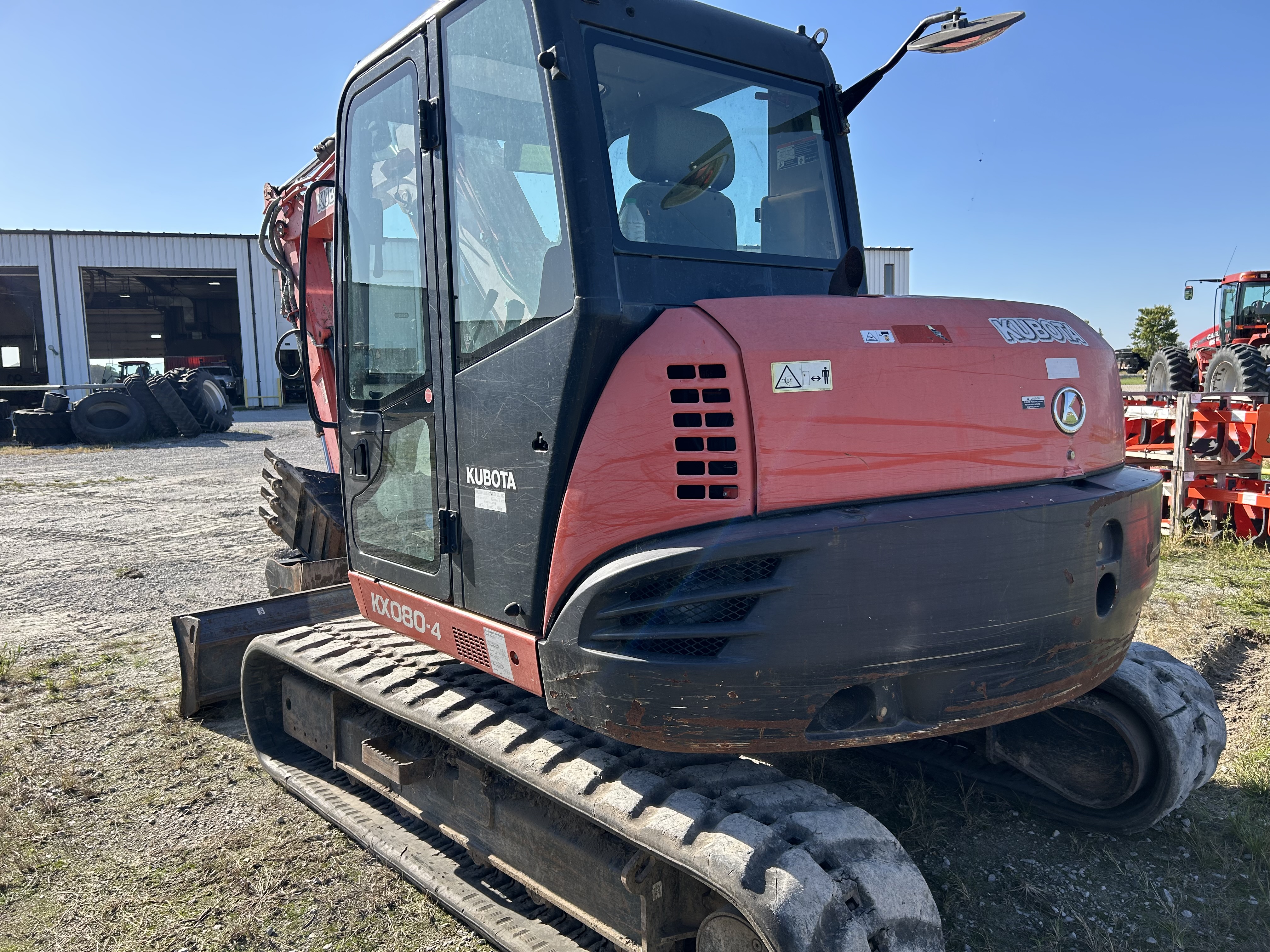 2015 Kubota KX080-4R3A Excavator