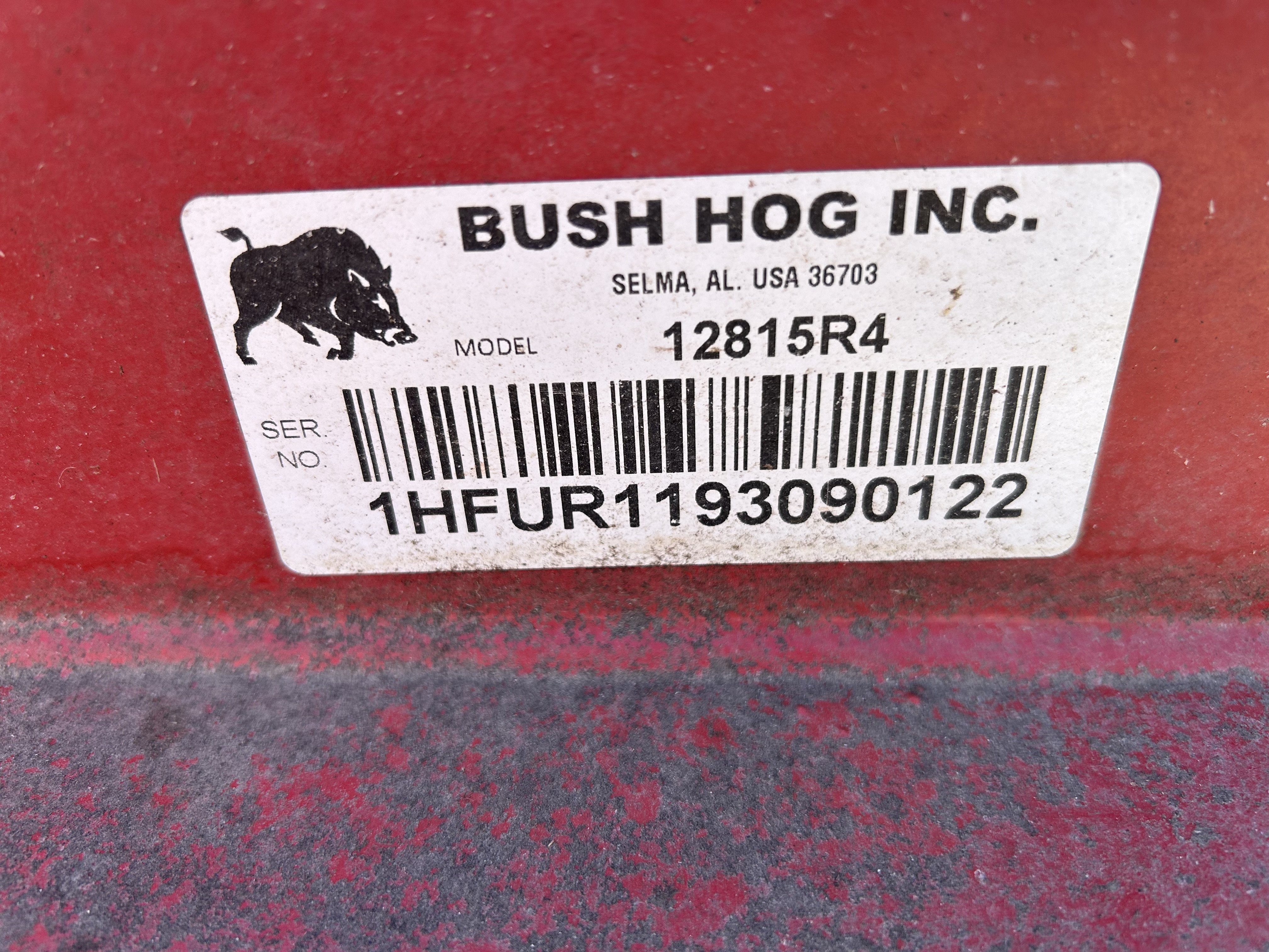 Bush Hog 12815CD Mower/Batwing