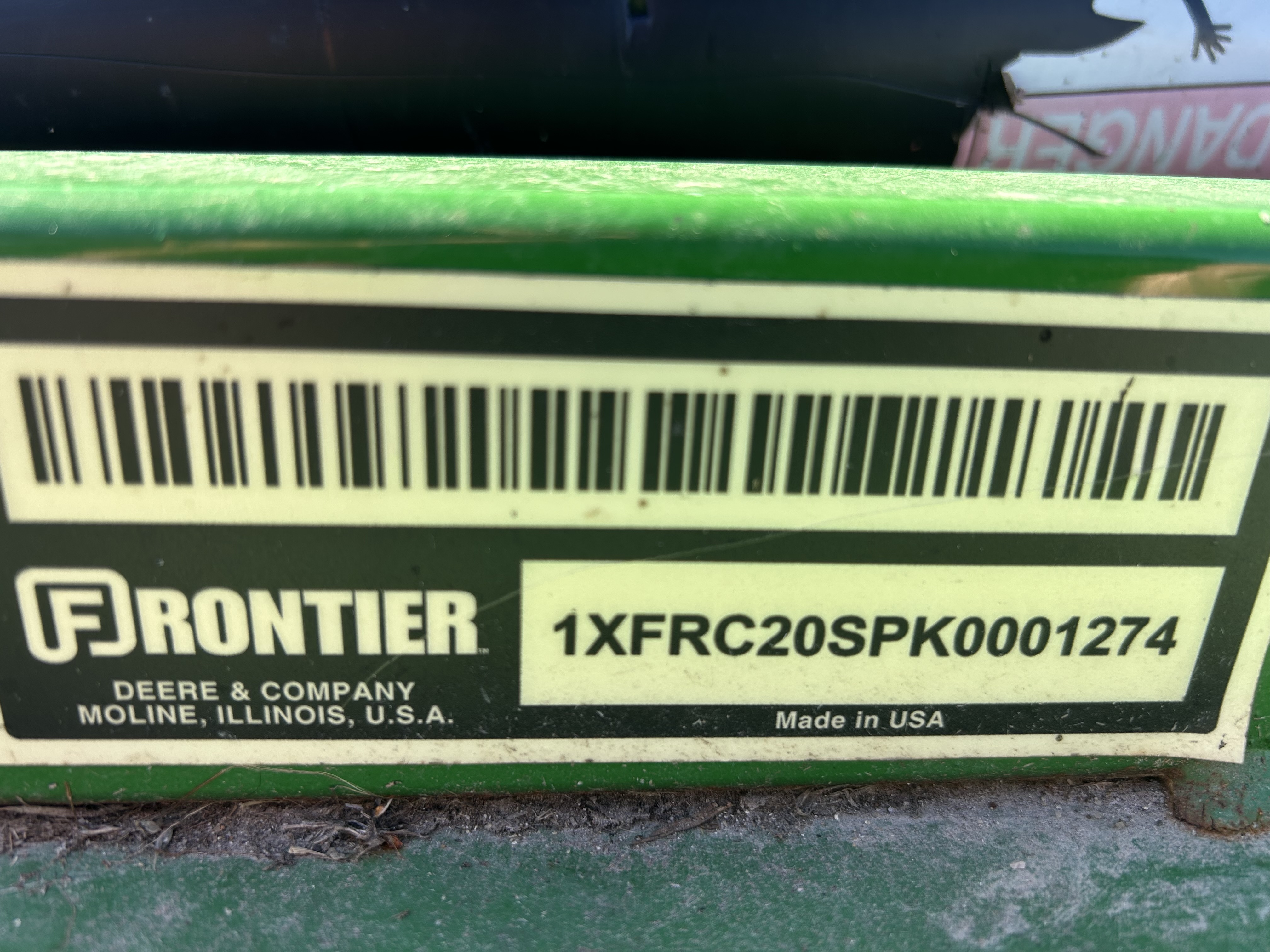 Frontier RC2084 Mower/Rotary Cutter